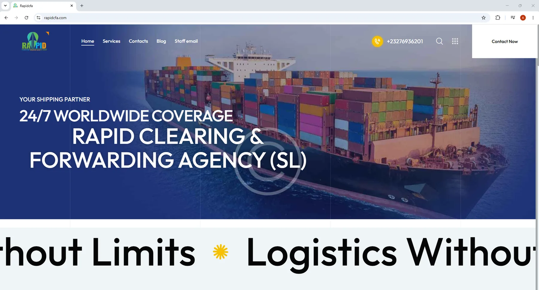 RAPIDCFA website project